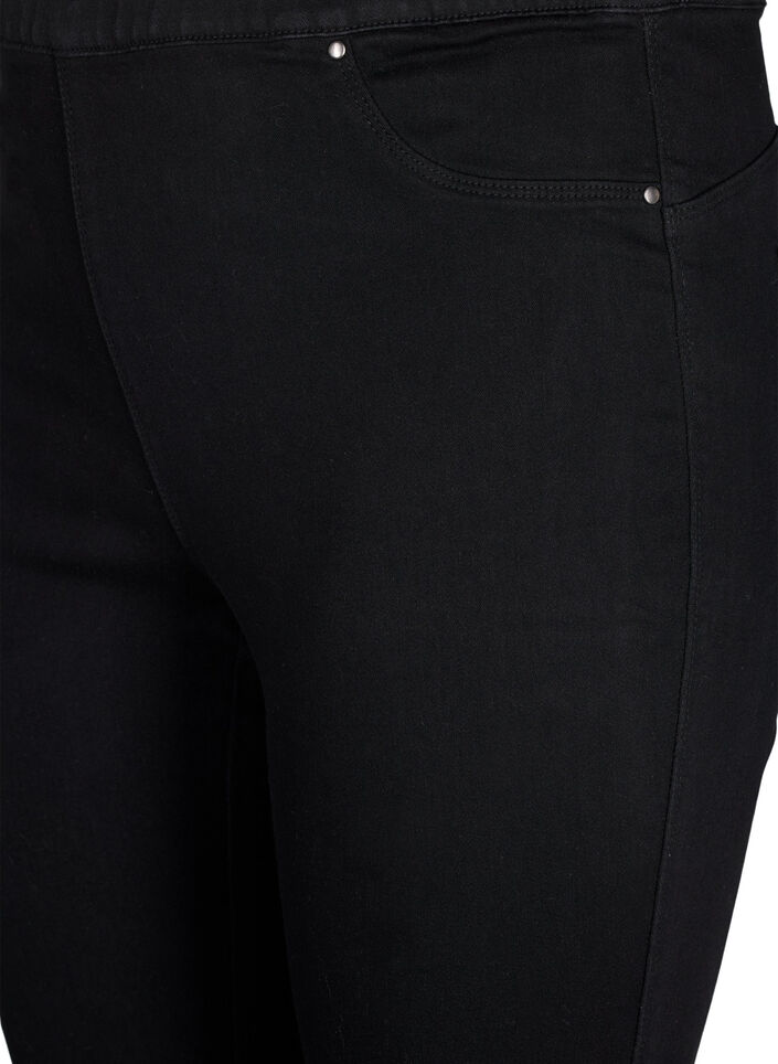 Jeggings mit hoher Taille, Schwarz, Packshot image number 2