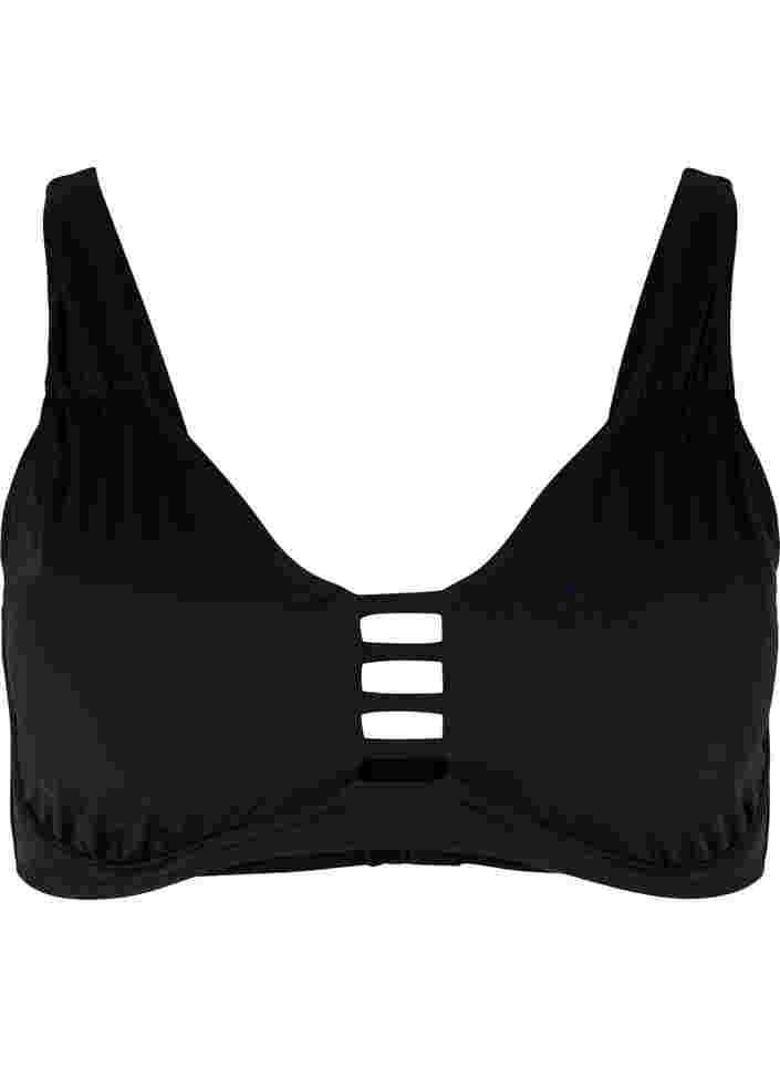 Bikini-Bügel-BH mit herausnehmbaren Pads, Black, Packshot image number 0