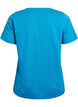 FLASH - T-Shirt mit V-Ausschnitt, Blau, Packshot image number 1