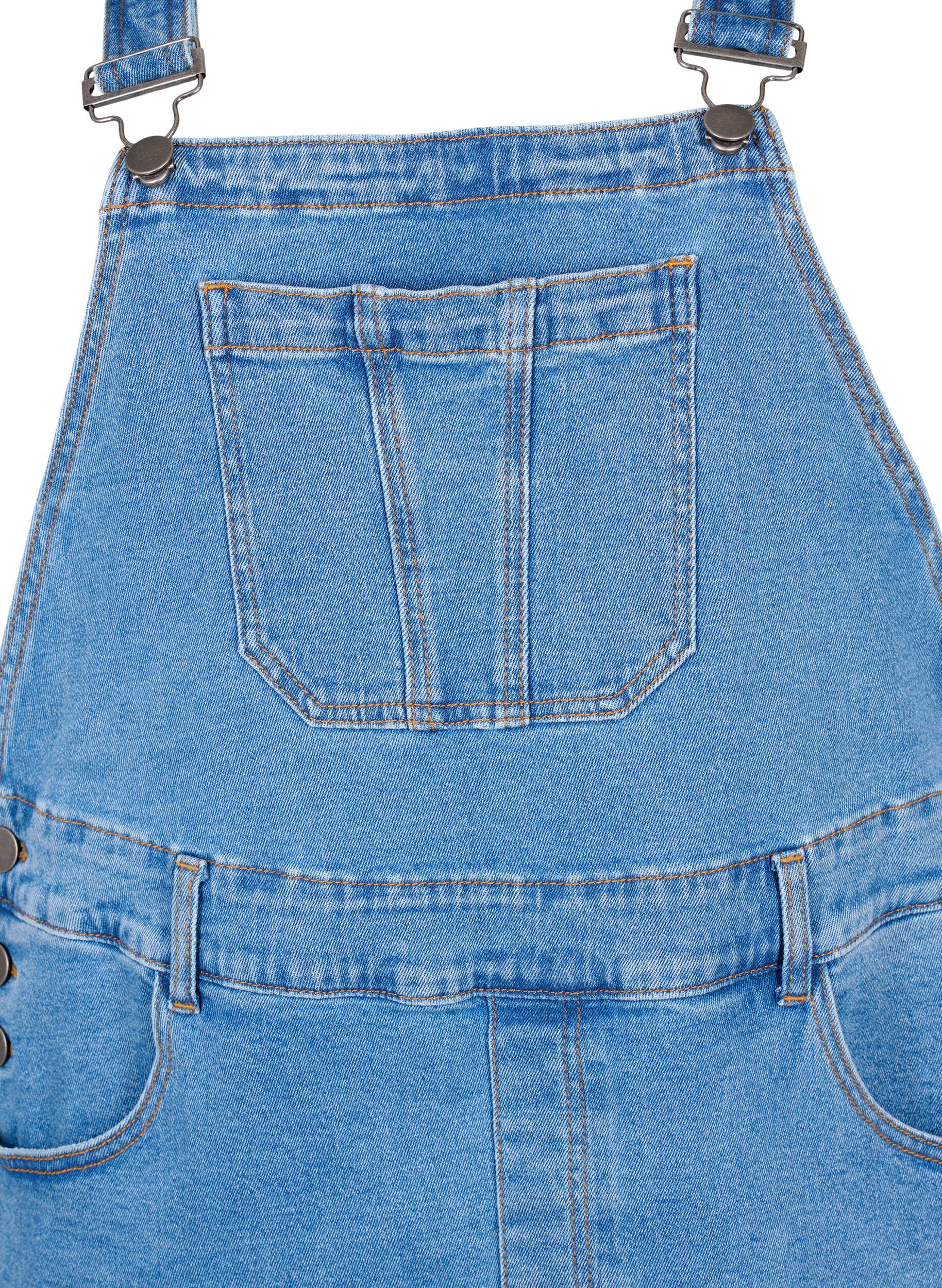 Zizzi Denim Dungarees Kleid, Blau, Packshot image number 2