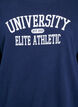 Sweatshirt mit Textaufdruck, Blau, Packshot image number 2
