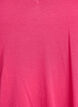 Kurz&auml;rmeliges T-Shirt mit V-Ausschnitt, Pink, Packshot image number 2