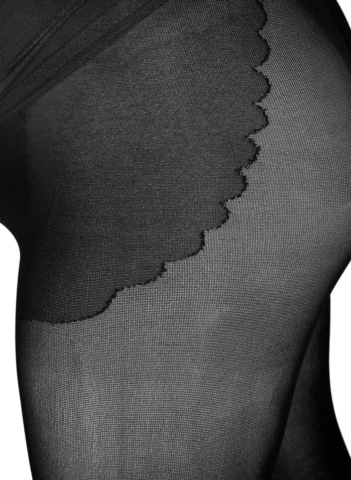 Schwangerschafts-Strumpfhosen mit einer Denier (Fadenst&auml;rke) von 100, Schwarz, Packshot image number 2