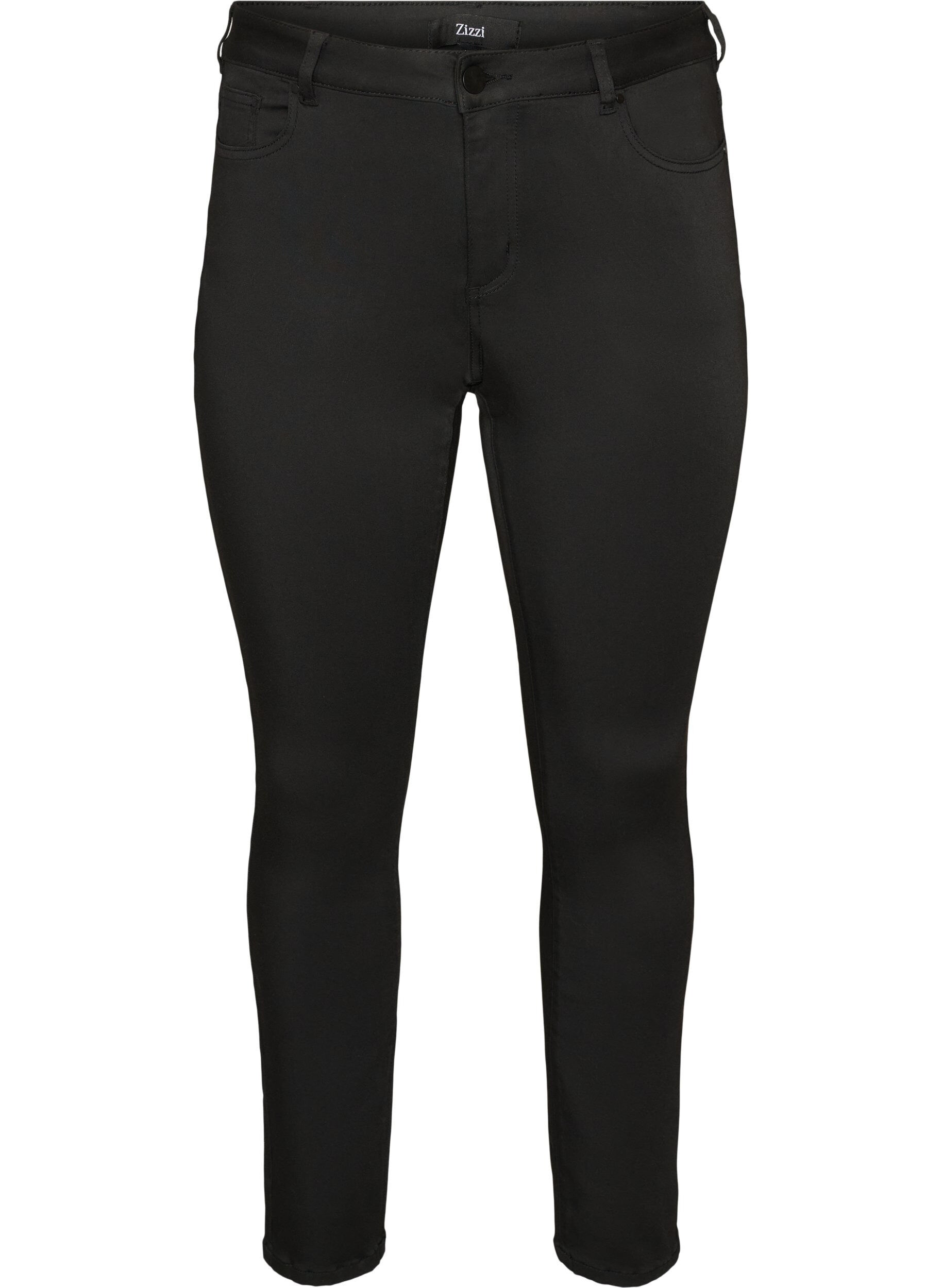 Emily Stay Black Jeans mit normaler Taille