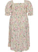 Gebl&uuml;mtes Sommerkleid aus Viskose, Vanille, Packshot image number 1