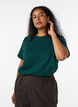 Basic T-Shirt aus Baumwolle mit Rundhalsausschnitt, Gr&uuml;n, Model image number 0