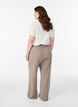 Hose mit weitem Bein, Beige, Model image number 1