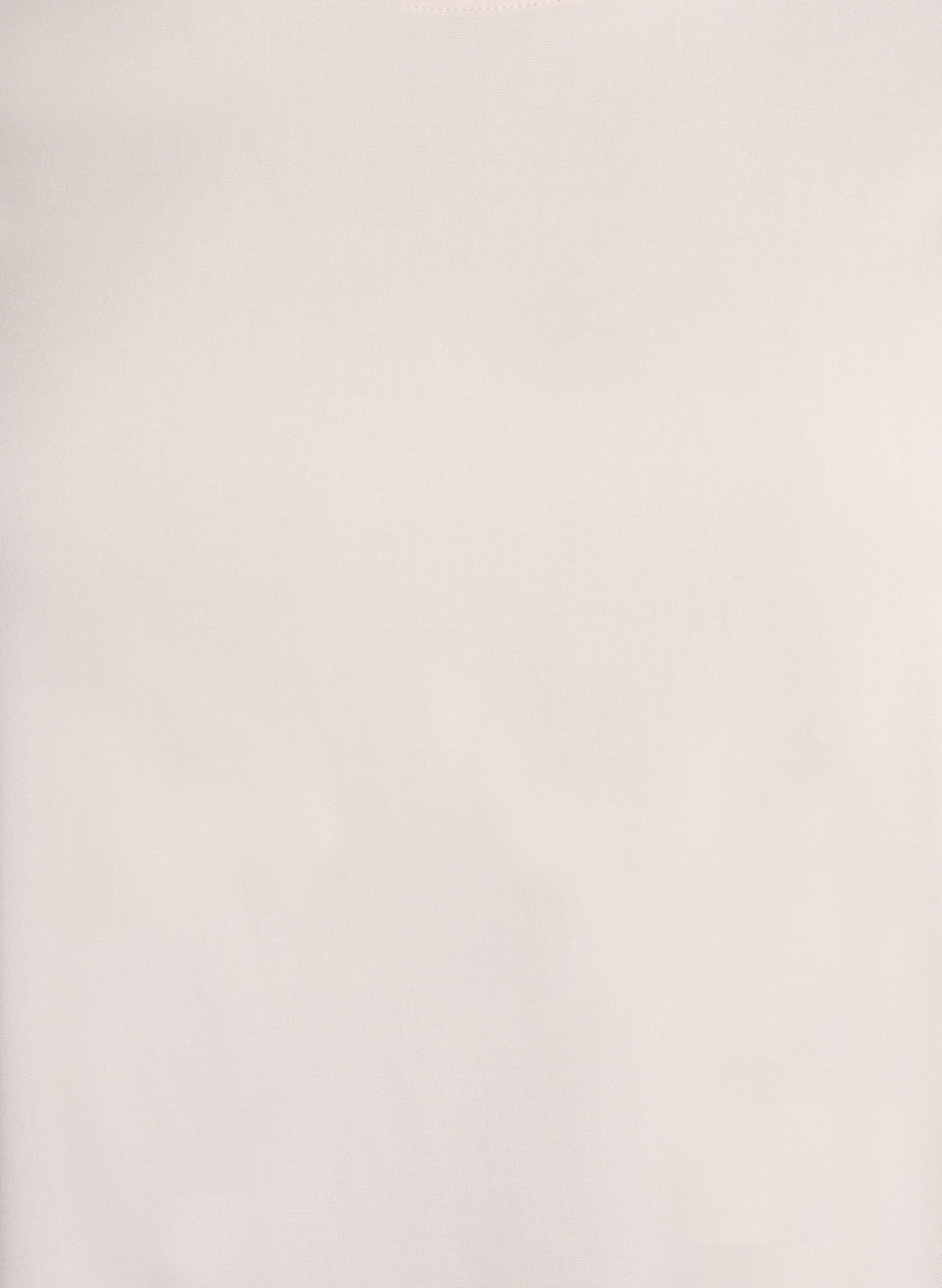 ZizziKurz&auml;rmelige, gewebte Bluse mit Rundhals, Beige, Packshot image number 2