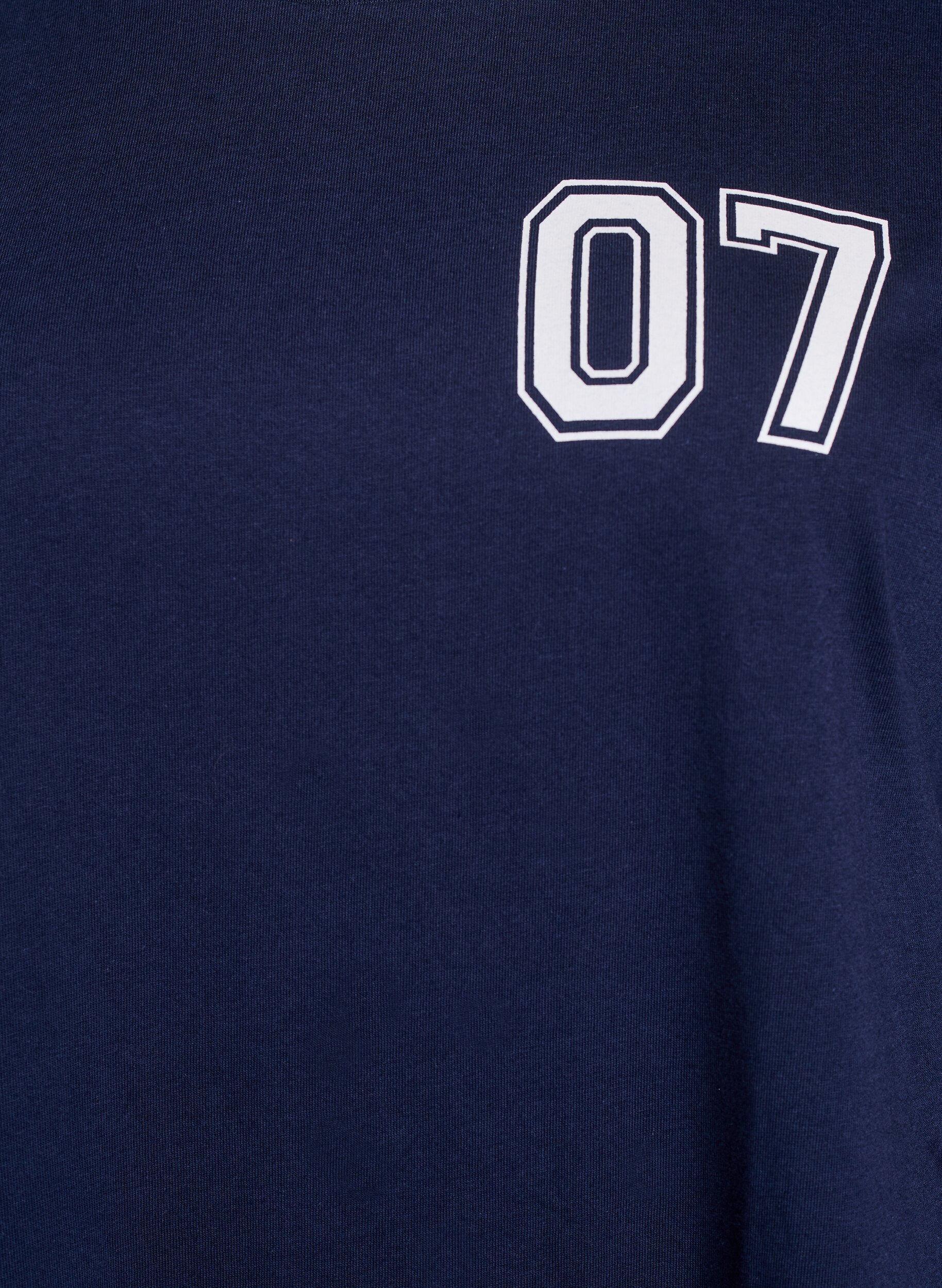 Zizzi Sportliches T-Shirtkleid aus Baumwolle., Blau, Packshot image number 2