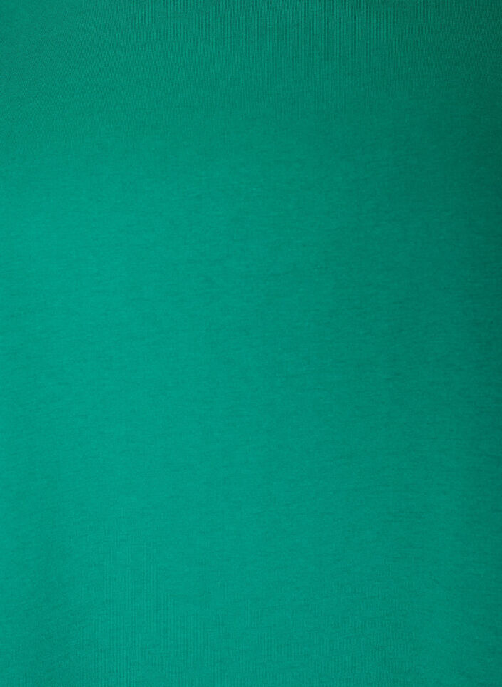 Kurz&auml;rmeliges T-Shirt aus einer Baumwollmischung, Gr&uuml;n, Packshot image number 2