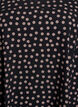 Kurz&auml;rmliges Baumwollkleid mit Aufdruck, Braun, Packshot image number 2