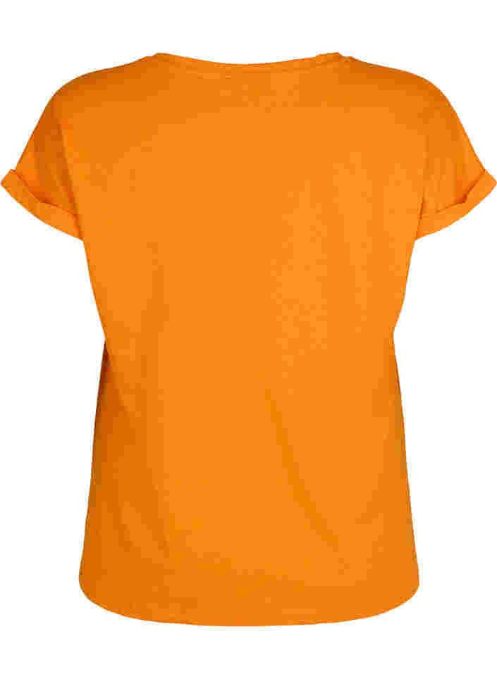Kurzärmeliges T-Shirt aus einer Baumwollmischung, Exuberance, Packshot image number 1