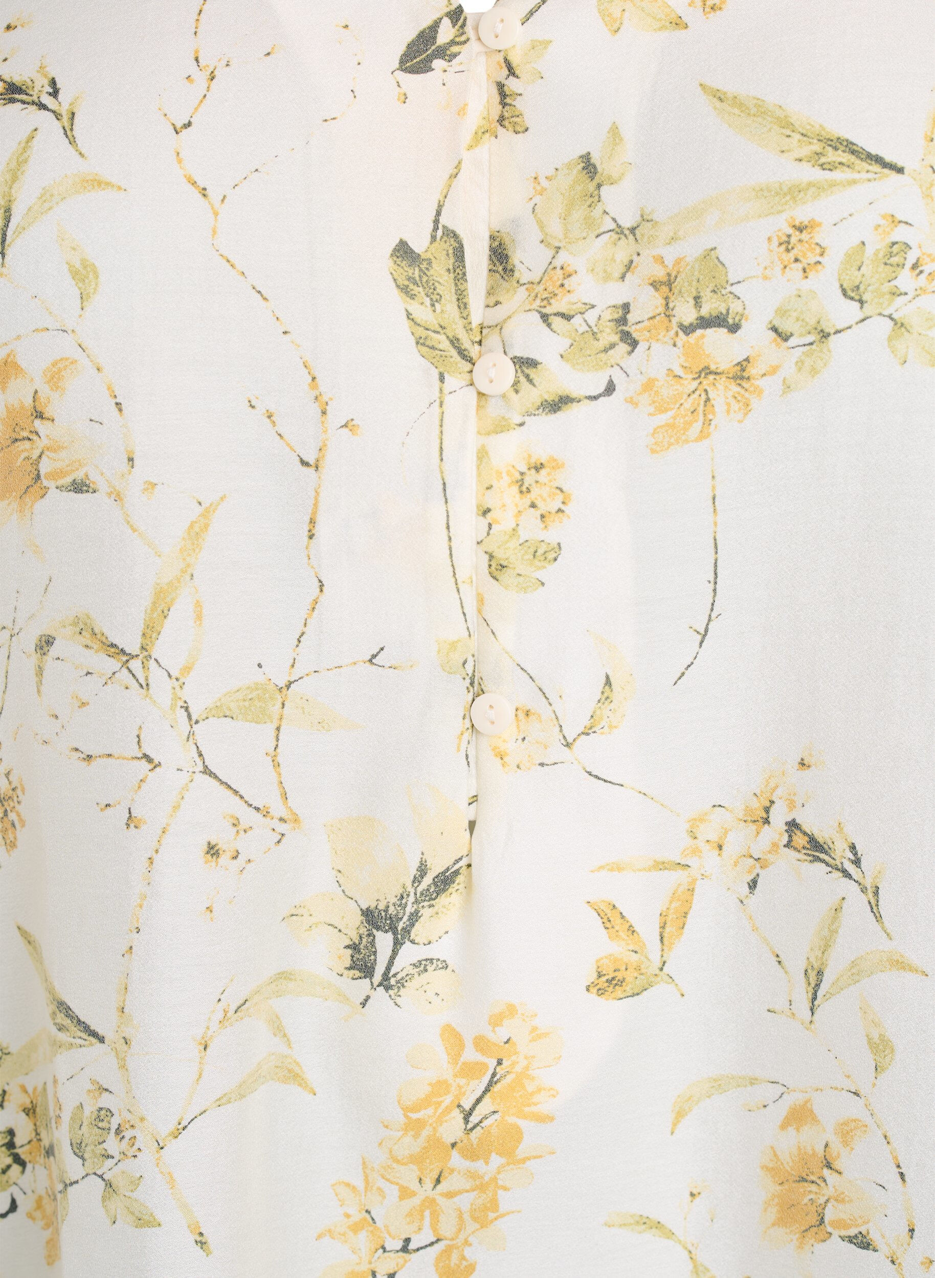 Zizzi A-linien Tunika mit kurzen &Auml;rmeln, Gelb, Packshot image number 2