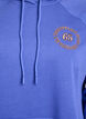 Hoodie mit gesticktem Frontmotiv, Blau, Packshot image number 2