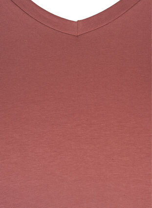 Basic T-Shirt , Rose Brown, Packshot image number 2