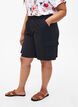 Shorts mit hoher Taille und Cargo-Taschen, Black, Model image number 2