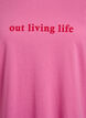 T-Shirt mit Print, Pink, Packshot image number 2