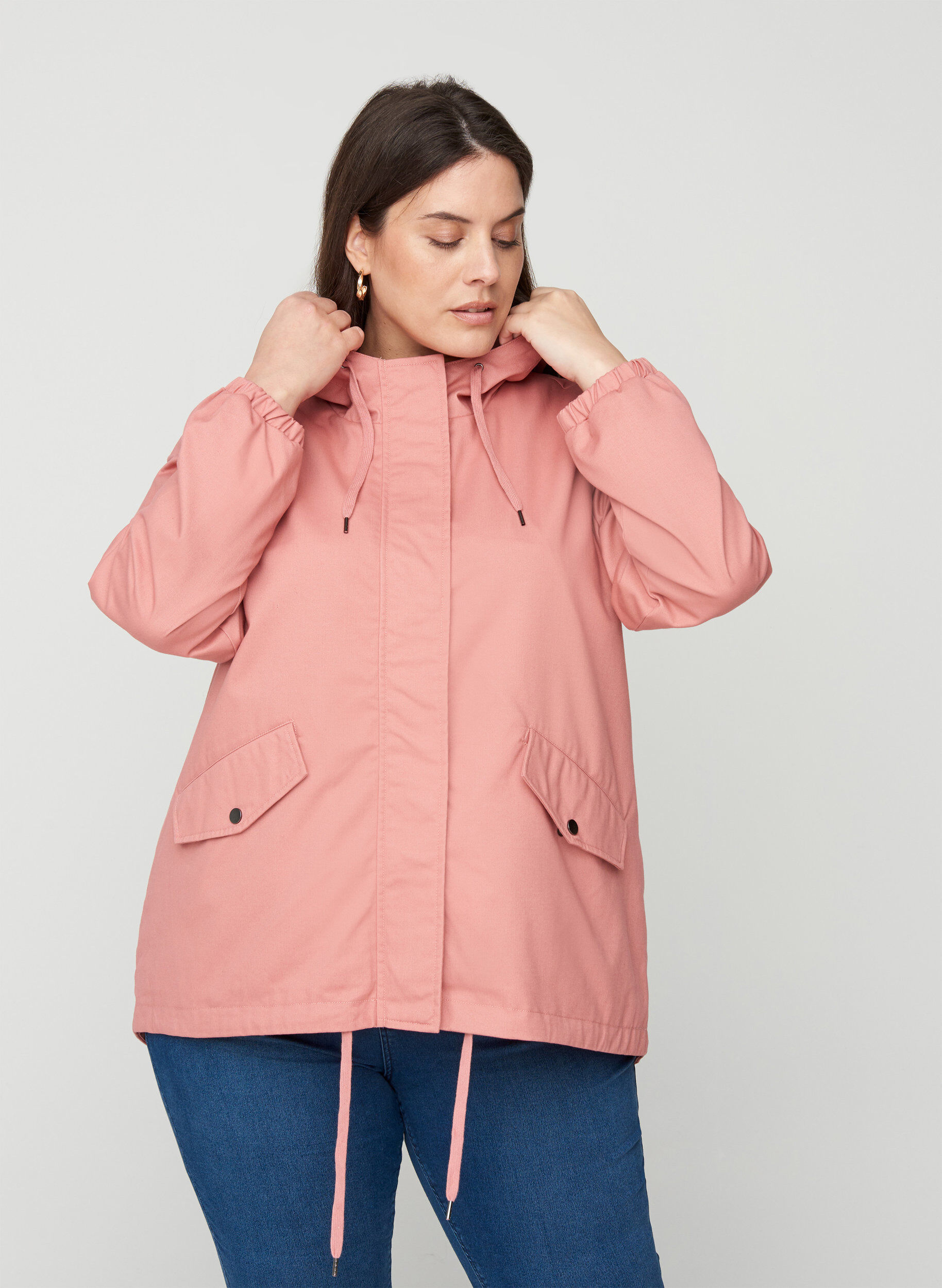 Zizzi Jacke , Ash Rose, Model image number 0