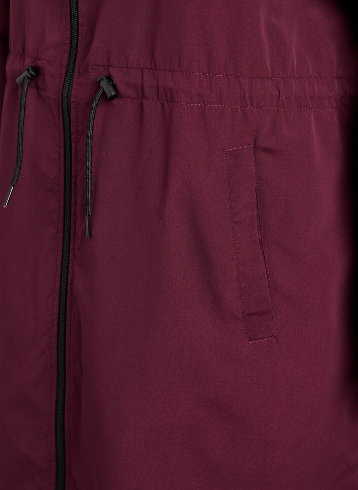 FLASH - Leichter Parka mit Kapuze, Rot, Packshot image number 3