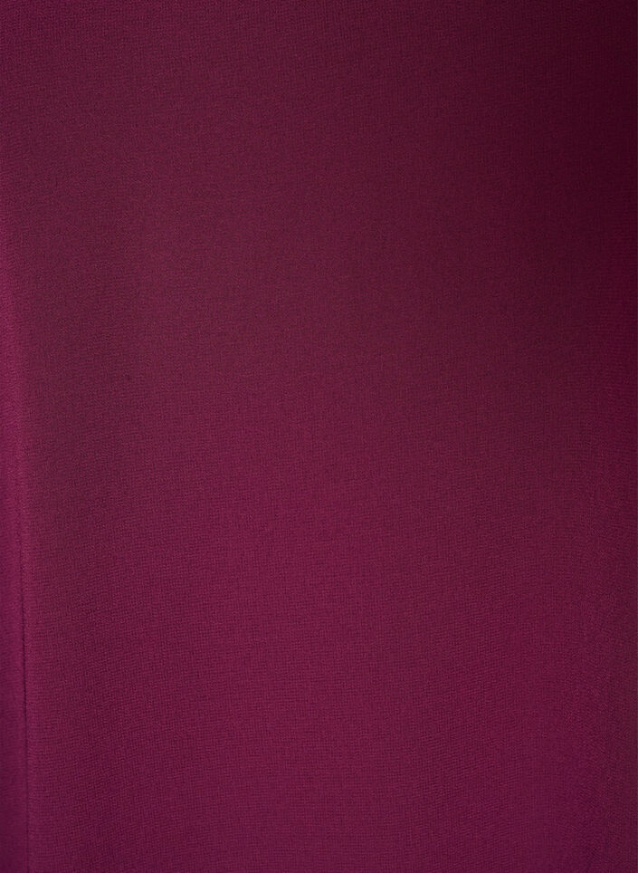 Kurzes Chiffonkleid mit V-Ausschnitt, Lila, Packshot image number 2