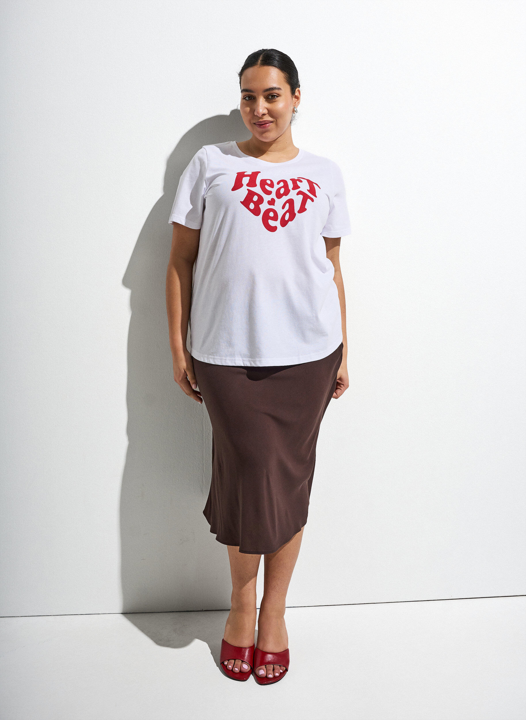 ZizziT-Shirt mit Print, Wei&szlig;, Image image number 0