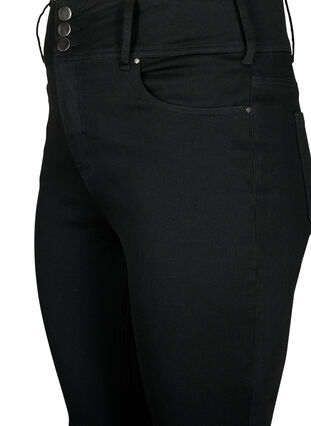 Super schlanke Bea Jeans mit extra hoher Taille, Black, Packshot image number 2