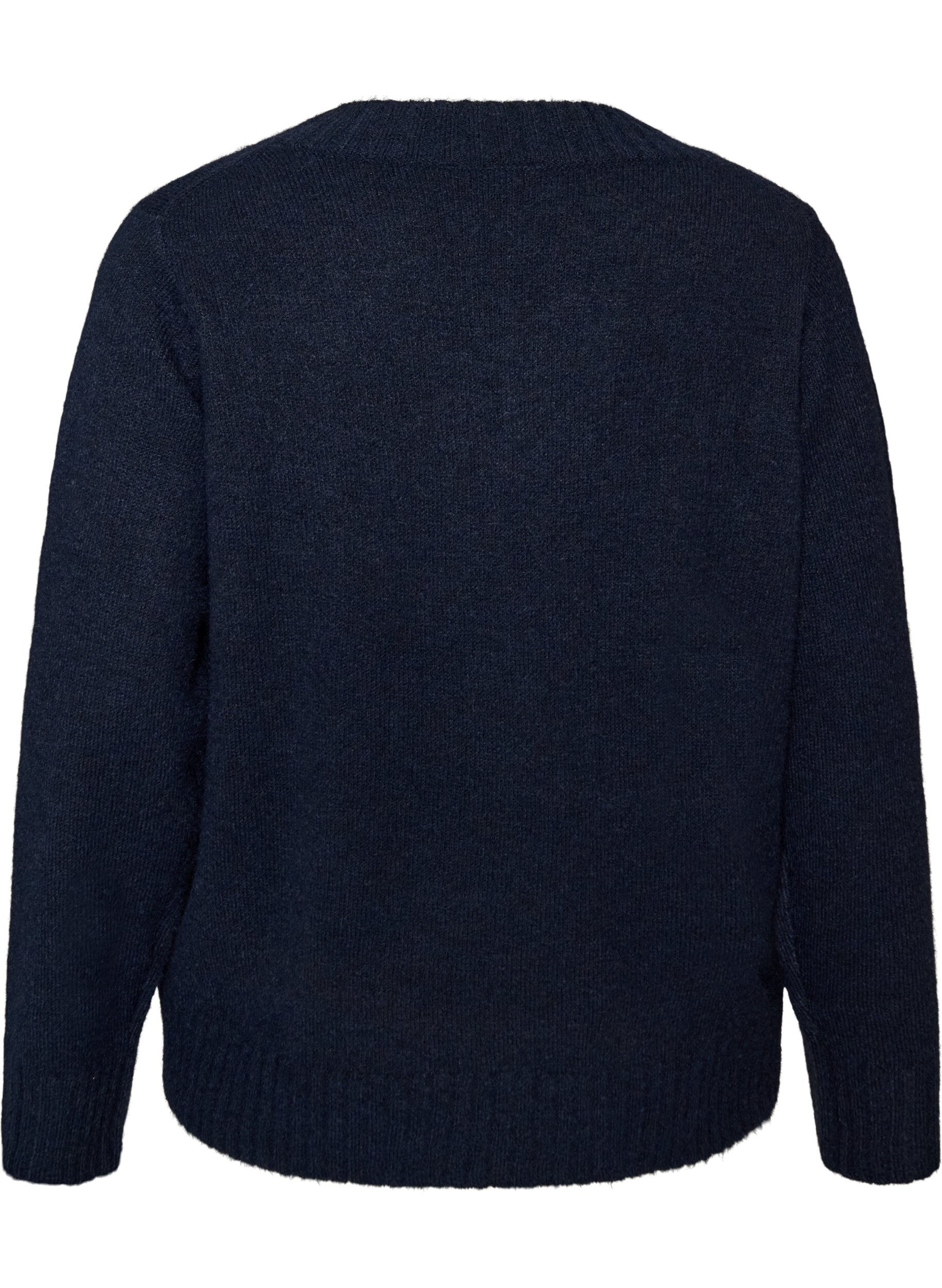 ZizziPullover mit V-Ausschnitt, Blau, Packshot image number 1