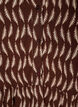 Kleid mit Allover-Muster und einer Volantlage, Braun, Packshot image number 2