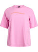 Sportliches T-Shirt aus Bio-Baumwolle, Pink, Packshot image number 0