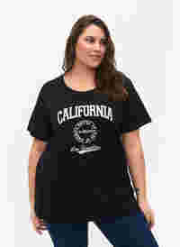 FLASH - T-Shirt mit Motiv, Black, Model