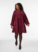 Cordkleid in A-Linie mit Stehkragen, Rot, Model image number 1