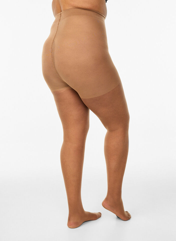 Sonnenbr&auml;une Strumpfhosen in 25 Denier, Beige, Packshot image number 1