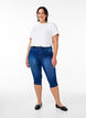 Hoch taillierte Amy Capri Jeans mit Super Slim Fit, Blau, Model image number 0
