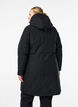 Winterjacke mit verstellbarer Taille, Schwarz, Model image number 2
