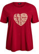T-Shirt mit Print, Rot, Packshot image number 0