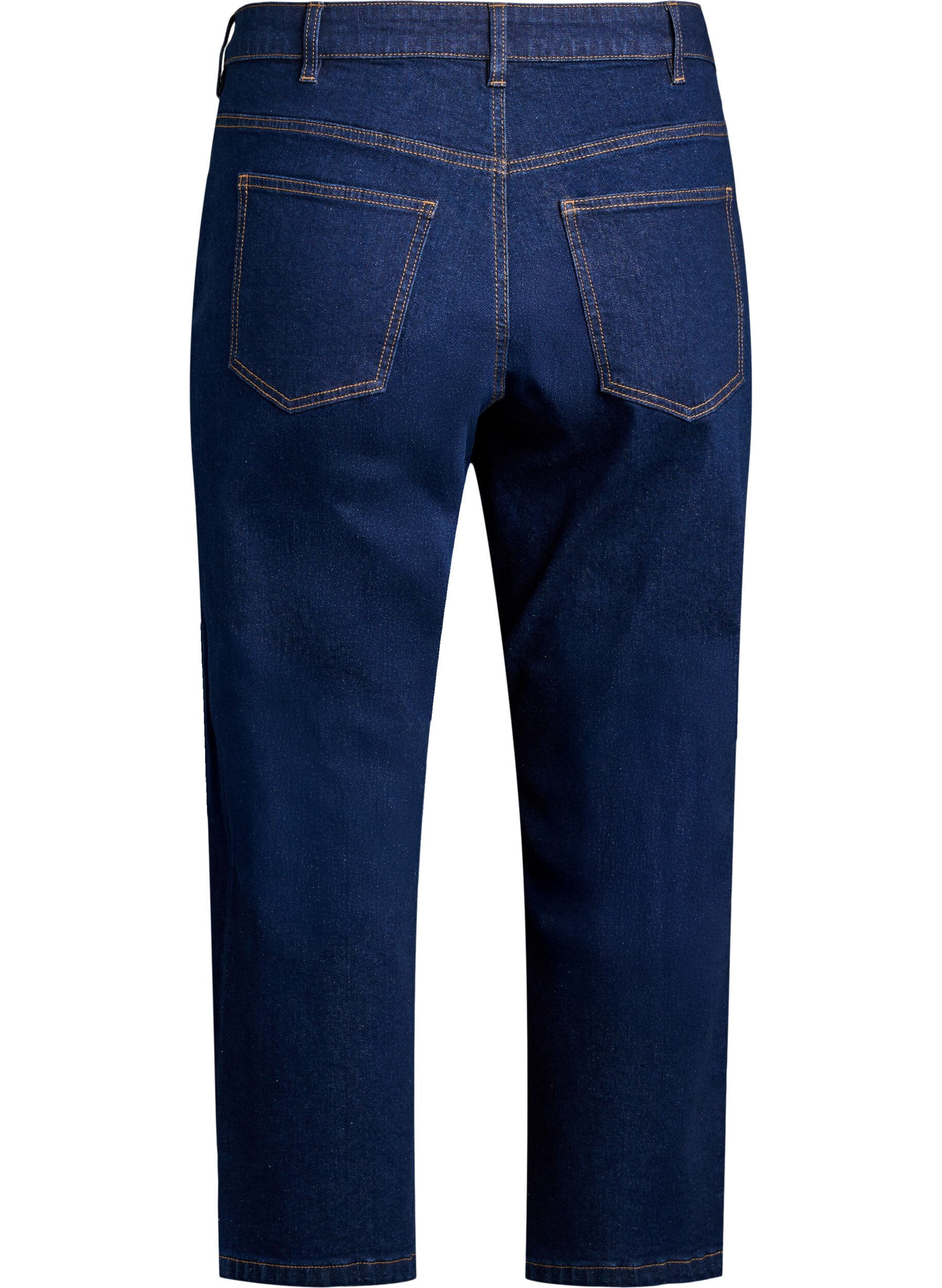 ZizziGek&uuml;rzte Vera Jeans mit geradem Bein, Blau, Packshot image number 1