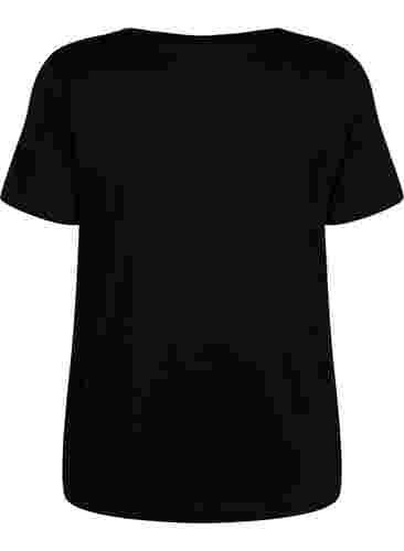 Trainings-T-Shirt mit Print, Black w. Bad Ass, Packshot image number 1