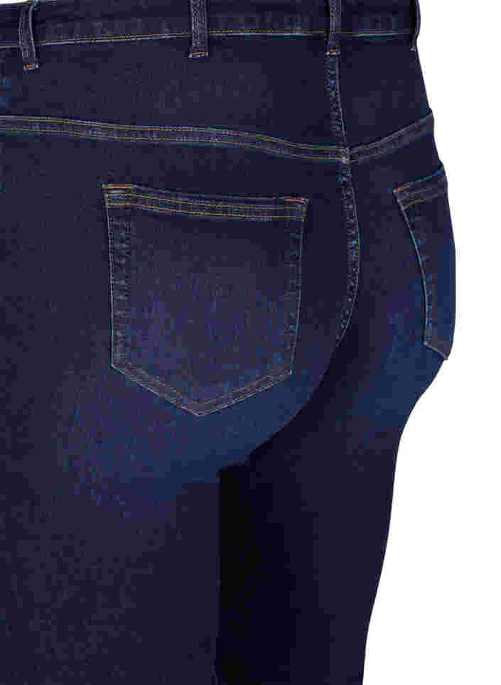 Ellen Bootcut-Jeans mit hoher Taille, Dark blue, Packshot image number 3