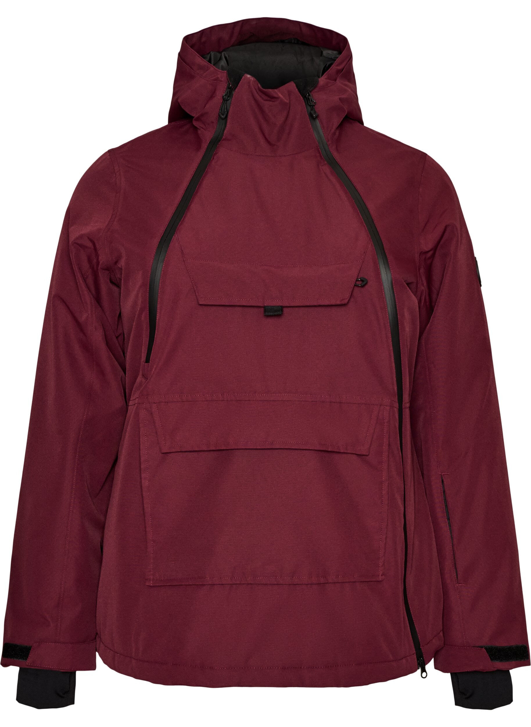 ZizziFunktioneller Ski-Anorak mit Kapuze, Rot, Packshot image number 0