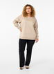 Sweatshirt mit Rundhalsausschnitt, Simply Taupe, Model image number 2