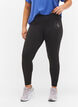 Unifarbene Fitness-Leggings, Black, Model image number 2