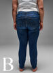 Slim fit Jeans mit normaler Taille, Dark Blue, Model image number 5