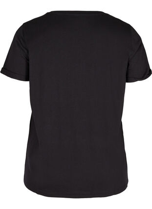 Trainings-T-Shirt mit Print, Black Swearing, Packshot image number 1