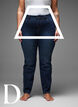 Slim fit Jeans mit normaler Taille, Dark Blue, Model image number 3