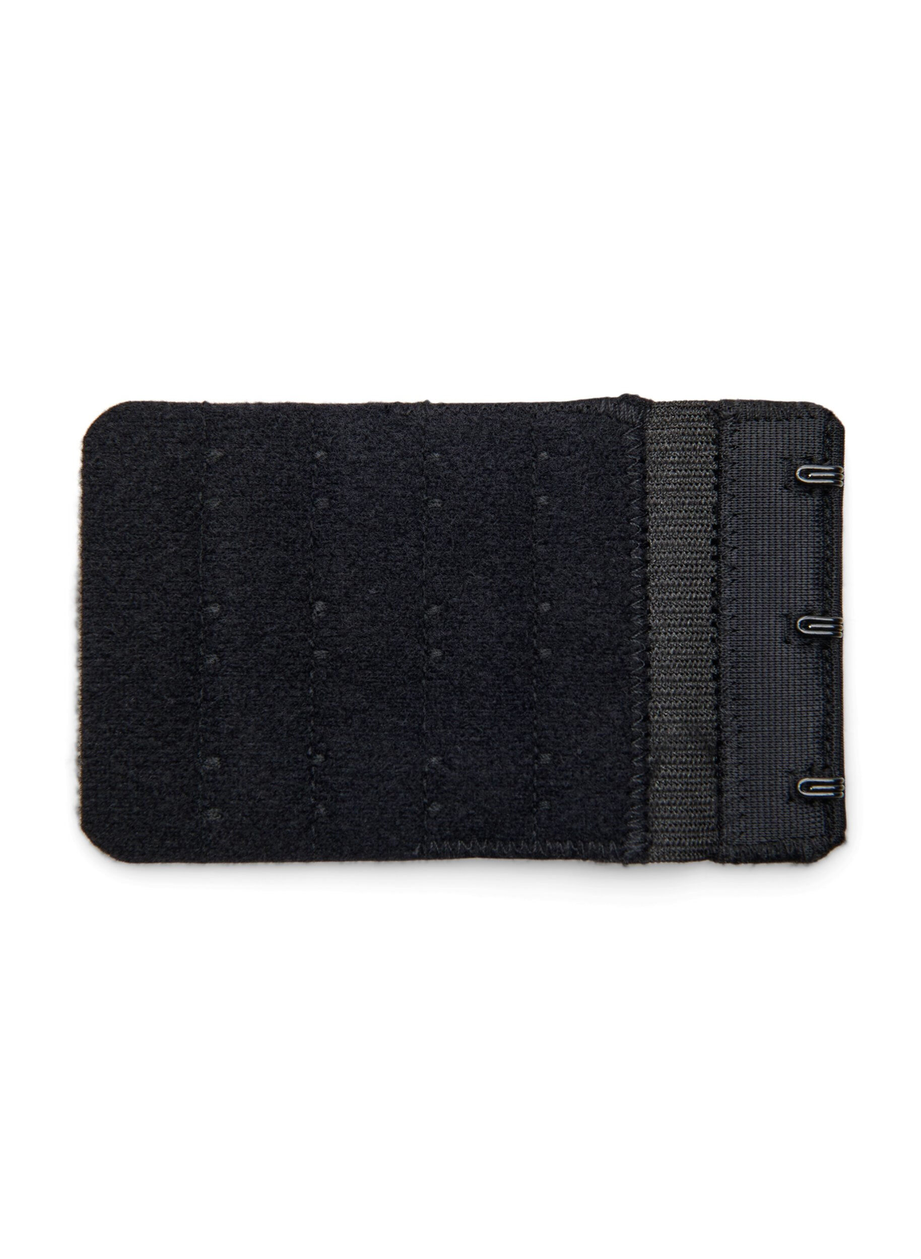 Zizzi BH-Verl&auml;ngerung mit drei H&auml;kchen, Schwarz, Packshot image number 1