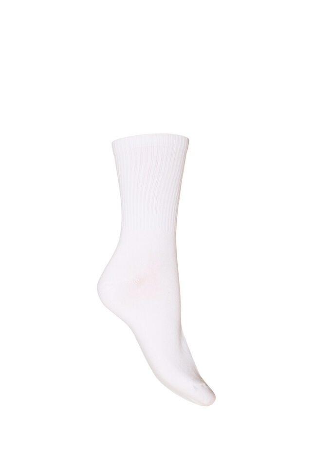 Socken aus Baumwolle mit Muster, Wei&szlig;, Packshot image number 1