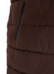 Langer Weste mit Kapuze und Taschen, Braun, Packshot image number 3