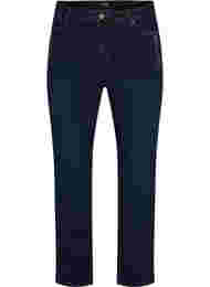 Gemma Jeans in normaler Passform mit hoher Taille, Dark blue, Packshot