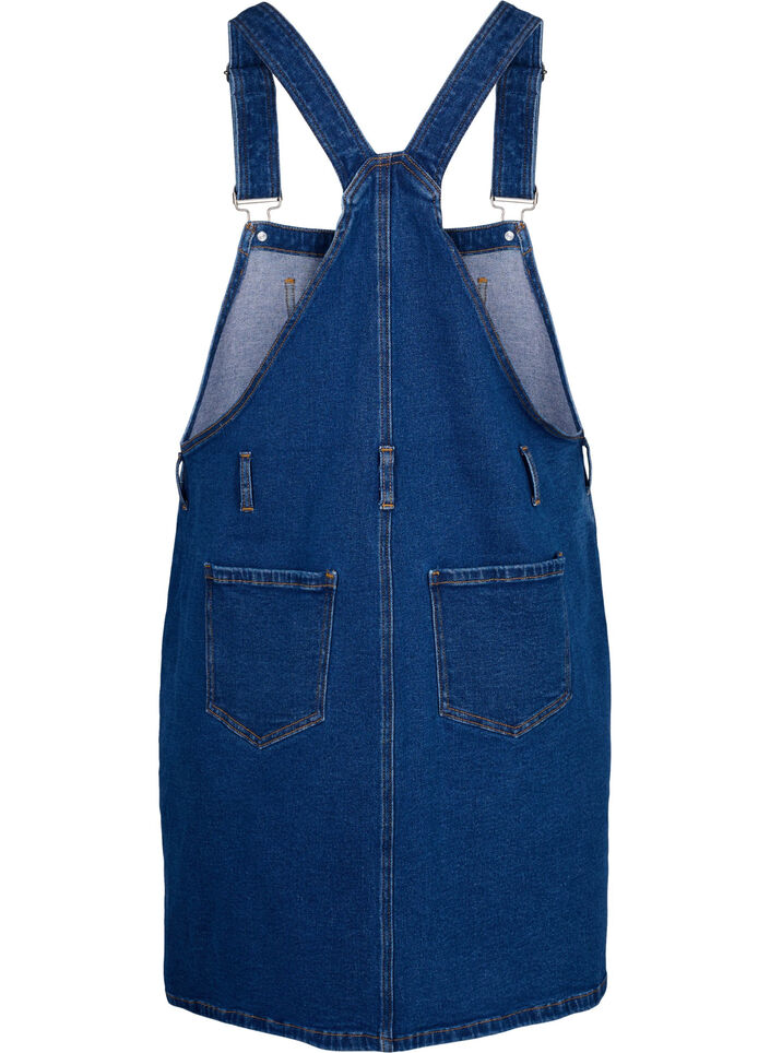 Denim Dungarees Kleid, Blau, Packshot image number 1
