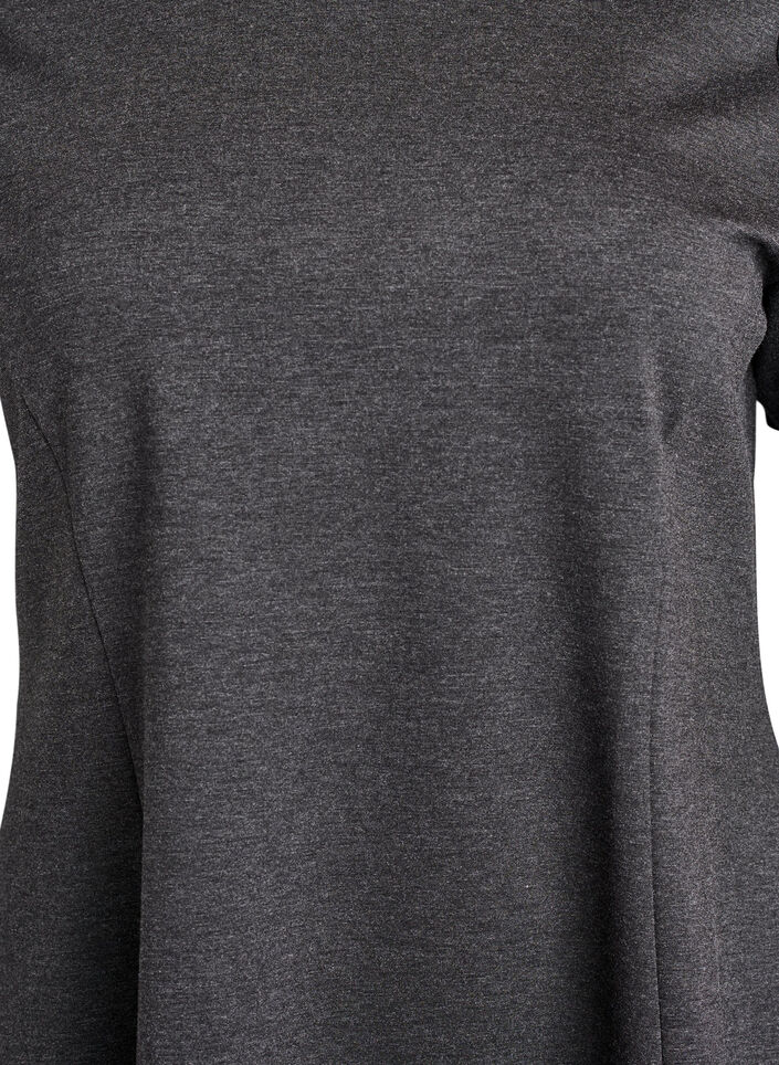 Kurzes A-Linien Kleid aus Jersey, Grau, Packshot image number 2